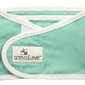 Anna & Eve Swaddle Strap Arms Only Baby Swaddle, Aqua, Small
