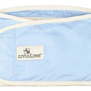 Anna & Eve Swaddle Strap Arms Only Baby Swaddle, Blue, Large