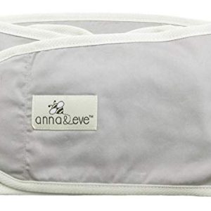 Anna & Eve Swaddle Strap Arms Only Baby Swaddle, Grey, Large