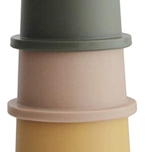 Mushie Stacking Cups Toy - Retro