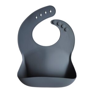 Mushie Silicone Baby Bib - Tradewinds